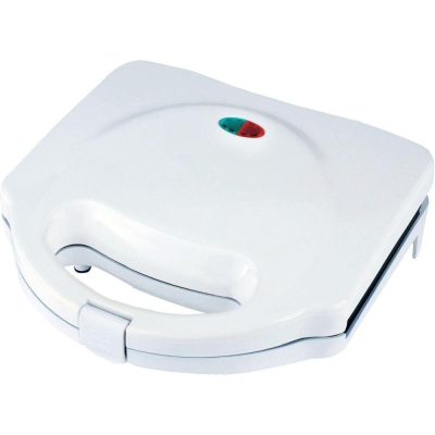Sandwichera Antiadherente de 2 Porciones Color Blanco