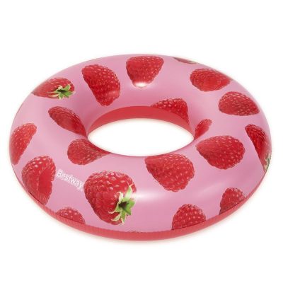Flotador Inflable para Piscina Diseño de Frambuesas 47 Plg