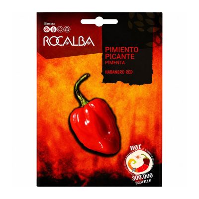 Semillas de Pimiento Picante Habanero Red para Siembra y Cultivo