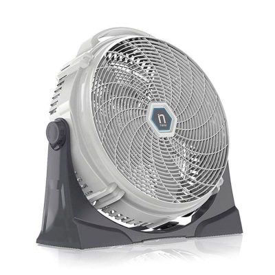 Ventilador de Piso o Pared Turbo Navia de 20 plg con 3 Velocidades Color Gris