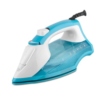 Plancha de Vapor Cerámica para Ropa Color Celeste