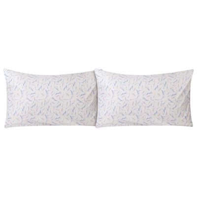 Set de 2 Fundas para Almohada Tamaño King de Algodón 300 Hilos Color Multicolor