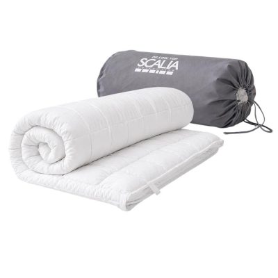 Pillow Top Suave con Relleno de Fibra Color Blanco - Varios Tamaños