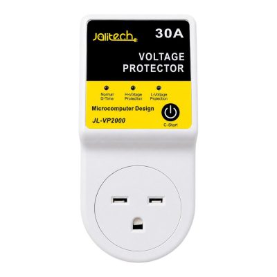 Protector de Voltaje de 30 A y 120 V en Color Blanco