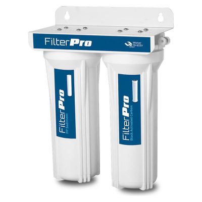 Filtro de Agua Doble con Grifo y Soporte