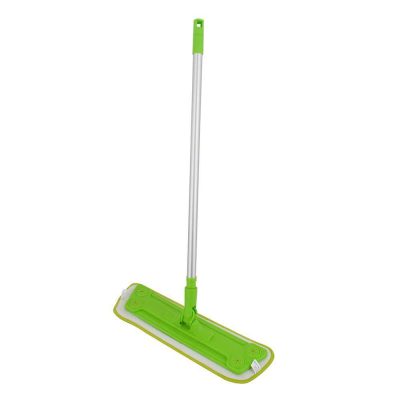Trapeador de Microfibra con Mango Extensible y Cabezal Giratorio 123 cm Verde