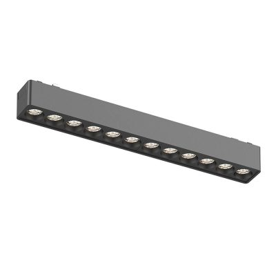 Lámpara Magnética Lineal Fija Tracklight Negra