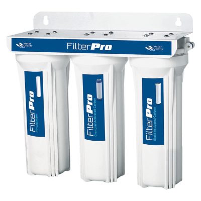Filtro de Agua Triple con Grifo y Soporte