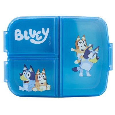 Sandwichera para Alimentos con Compartimentos Diseño Bluey