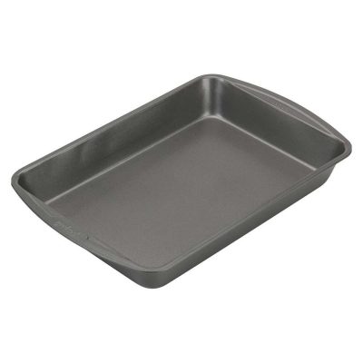 Molde Rectangular Antiadherente de 13 x 9 plg Color Gris
