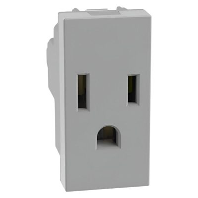 Tomacorriente Modular Matix Go Gris 15 A