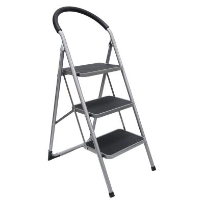 Escalera de Metal Plegable con 3 Gradas