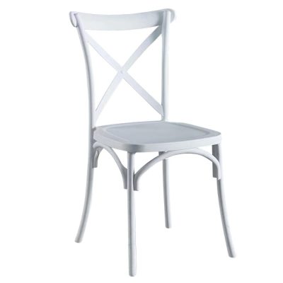Silla Dania de Polipropileno Crossback para Comedor o Exterior - Varios Colores