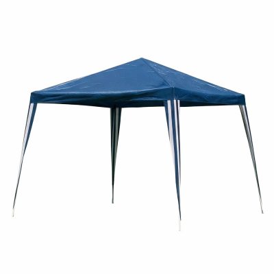 Toldo para Exterior de Poliéster 2.40 x 2.40 Metros Color Azul