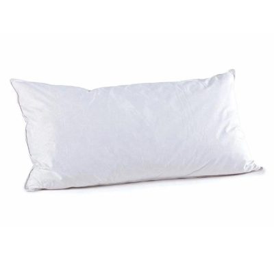 Almohada de 50 x 70 cm de Plumas Firmeza Suave Color Blanco