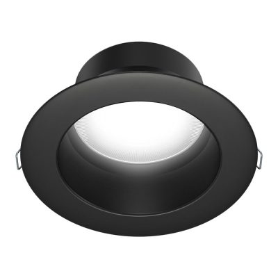 Lámpara Empotrable LED Downlight Negro Luz Neutra 4000K 1150 lm 10W
