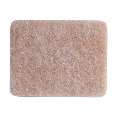 Patines Rectangulares de Fieltro para Muebles 29 x 23 mm Color Beige 8 Pzas
