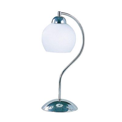 Lámpara de Mesa Satín Blanco 1 Luz 60 W