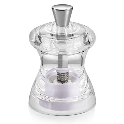 Molino Virgo para Pimienta y Sal de 7 cm Color Transparente