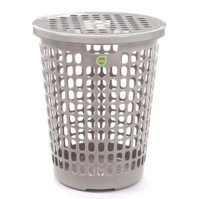 Canasta para Lavandería 66 L de Plástico Color Beige