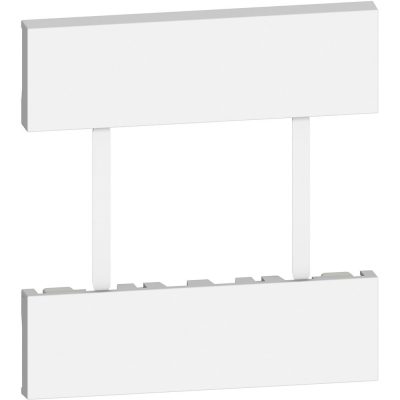 Cubierta para Tomacorriente Living Now de 3 Módulos en Color Blanco