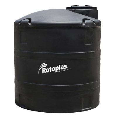 Tanque para Agua Industrial Negro Ref 40% 2,500 L