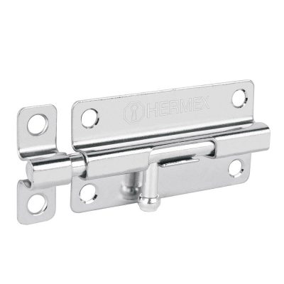 Pasador de Barril Cromado para Puerta de 4 plg