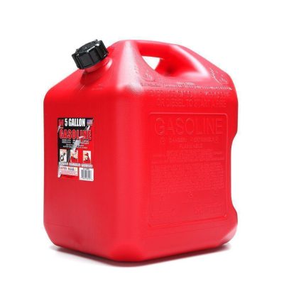 Bidón para Gasolina Plástico Rojo Grande de 5 Galones