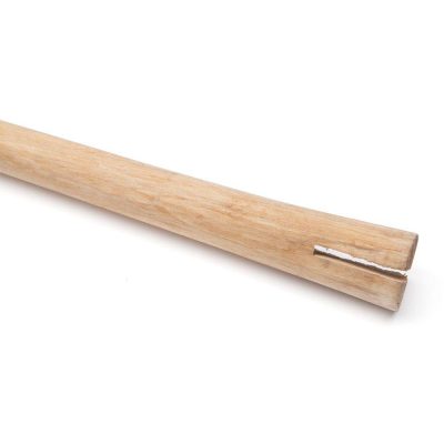 Mango de Madera Resistente para Azadón de 44 Plg con Diseño Cilíndrico y Acabado Liso