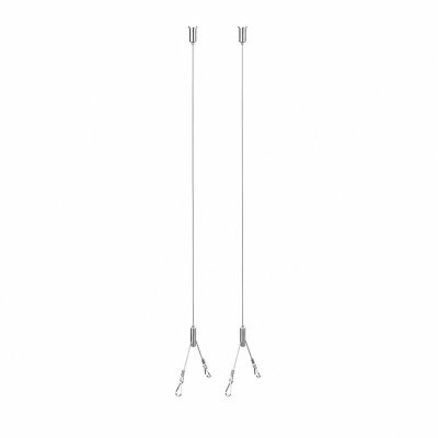 Kit de Suspensión por Cable para Luminaria Colgante con 2 Puntos de Sujeción