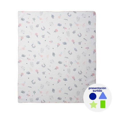 Frazada de Muselina para Bebé de 120 x 120 cm - Diseños Surtidos