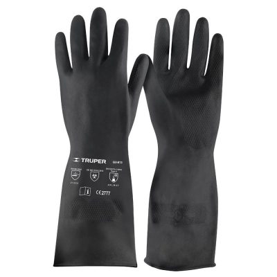 Guantes de Látex para Manejo de Químicos Talla L