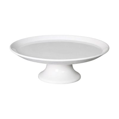 Pastelero con Base de 32 Cm en Color Blanco