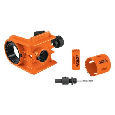 Kit de 4 Piezas para Instalación de Cerraduras 1 y 2-1/8 Plg