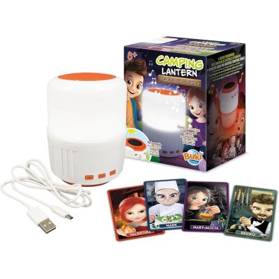 Lámpara Recargable para Camping con Bocina Bluetooth Buki 8+ Años Color Blanco