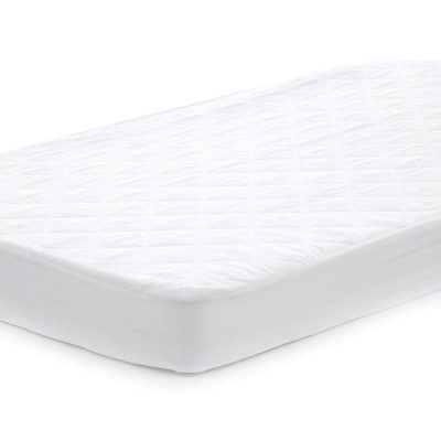 Protector de Colchón para Cuna de Microfibra Color Blanco
