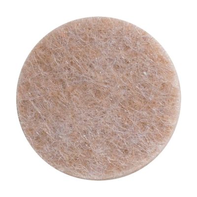 Fieltros Adhesivos Redondos para Muebles 22 mm Color Beige 16 Pzas