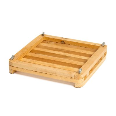 Placa Colgante de Madera No. 8 para Base Decorativa o Arreglos