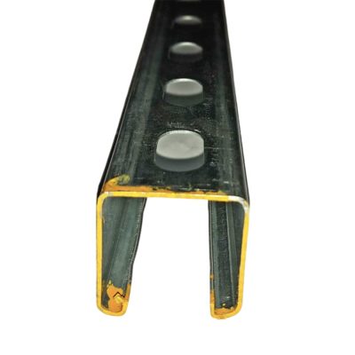 Riel Unicanal Alto Perforado 4 X 4 Plg