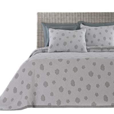 Set de Colcha Nuage Gris Imperial