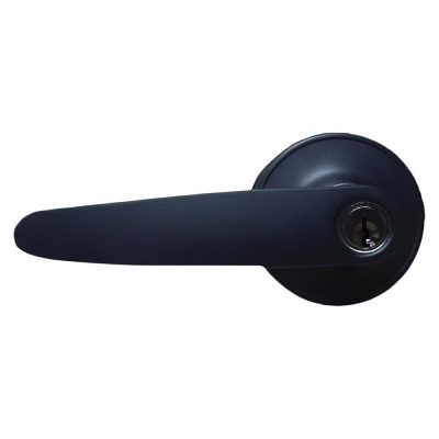 Cerradura Tipo Manija Génova para Dormitorio Acabado Color Negro