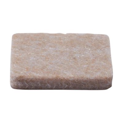 Fieltros Adhesivos Cuadrados de 25 x 25 Mm Color Beige 8 Pzas