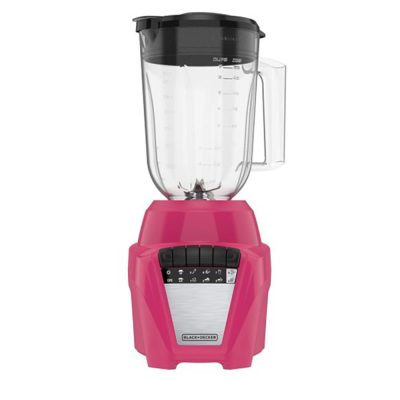 Licuadora con Jarra de Plástico de 700 W y 8 Velocidades Color Fucsia
