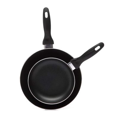 Set de 2 Sartenes de Aluminio Antiadherentes 18 y 24 cm - Varios Colores