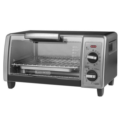 Horno con Convección Natural Black+Decker Compacto Color Plateado