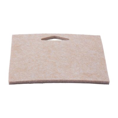 Protector de Fieltro Recortable para Muebles de 10 x 10 Cm Color Beige