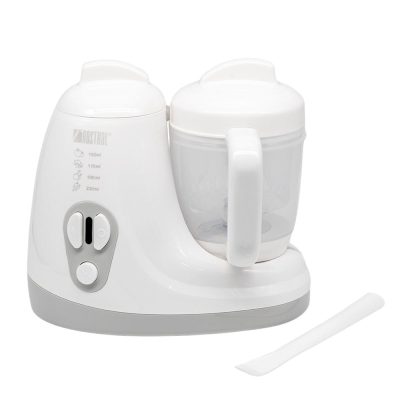 Procesador y Vaporera de Alimentos 2 en 1 con Cuchilla de Acero Inoxidable de 230 mL