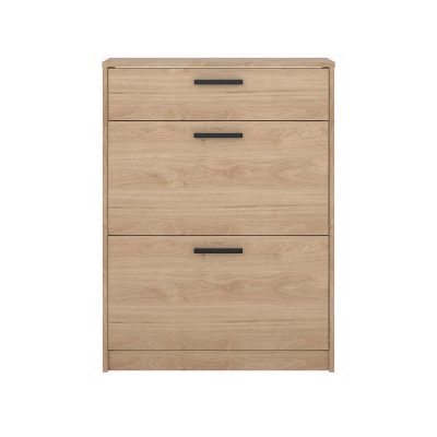 Zapatera Rio con 2 Puertas Abatibles y Cajón para Entrada de 70.4Ccm Color Roble