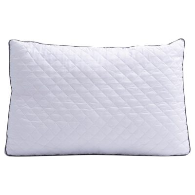 Almohada Premium Queen de 50 x 76 cm Hipoalergénica Firmeza Suave Diseño Quilted