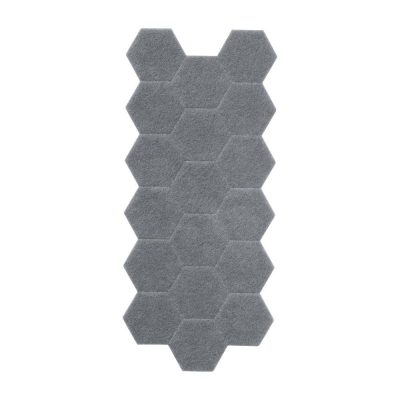 Protectores Adhesivos de Fieltro Color Gris 175 Pzas